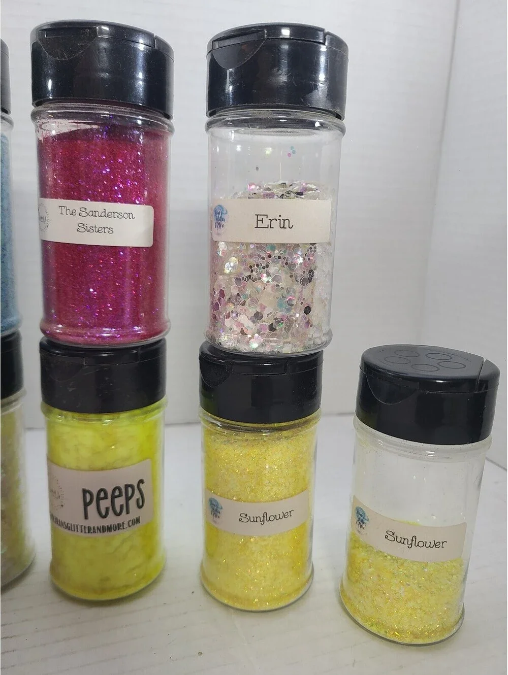Fran's Lot of 13 Craft Glitters for Tumblers, Nails, Resin Art High Quality